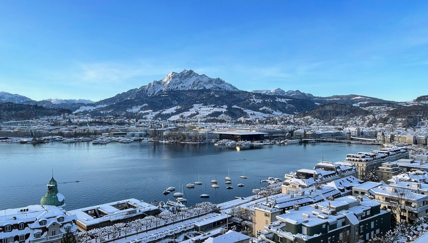 Wintertime at the Art Deco Hotel Montana and in Lucerne
