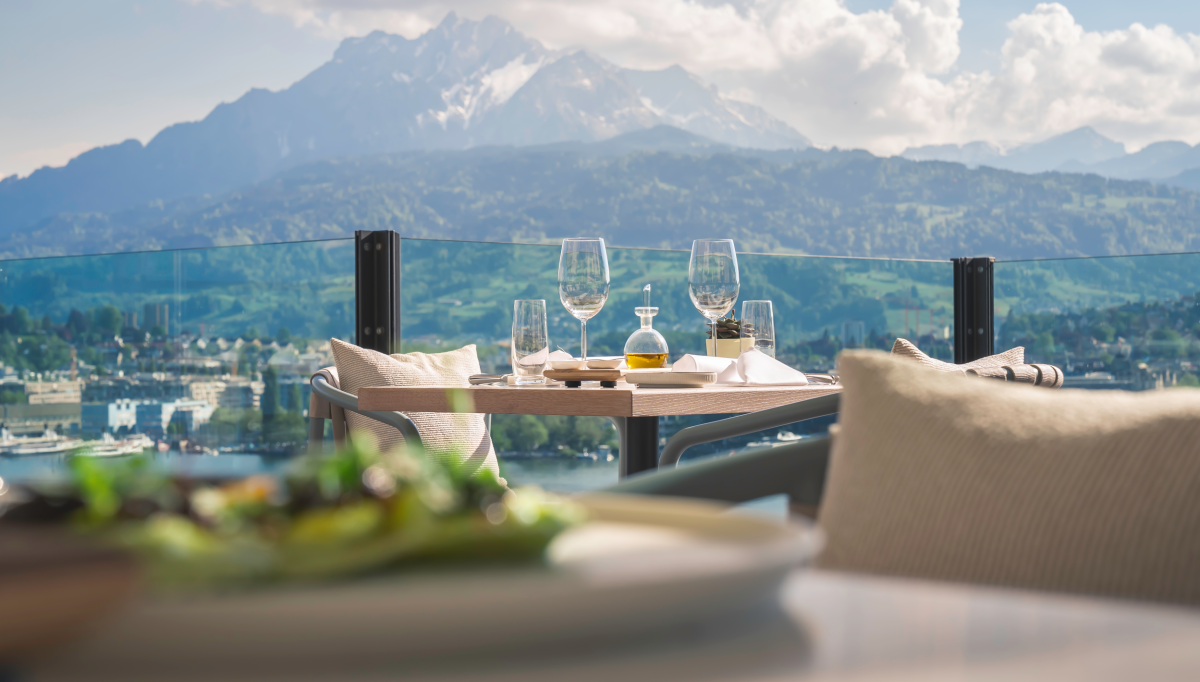 Terrasse pilatus hotel montana luzern